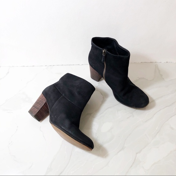 Cole Haan Cassidy Black Leather Heel Bootie 7.5 - Picture 2 of 8